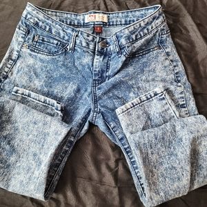 Lei skinny acid wash jeans